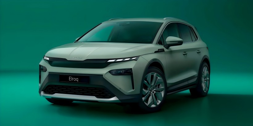Teaser -bilde av ŠKODA Elroq VRS: En elektrisk ytelses -SUV for familiebruk, og bryter 100 km/t på mindre enn 6 sekunder