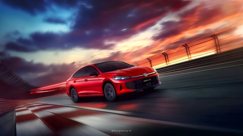 Sterkere sportslig atmosfære: Flere gjengivelser av den nye Volkswagen Lingdu L GTS utstyrt med en 2.0T -motor